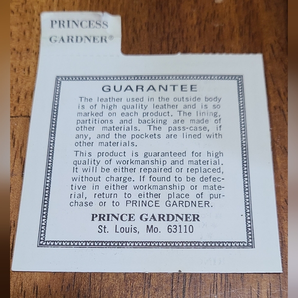 Princess gardner vintage wallet - Picture 2 of 10
